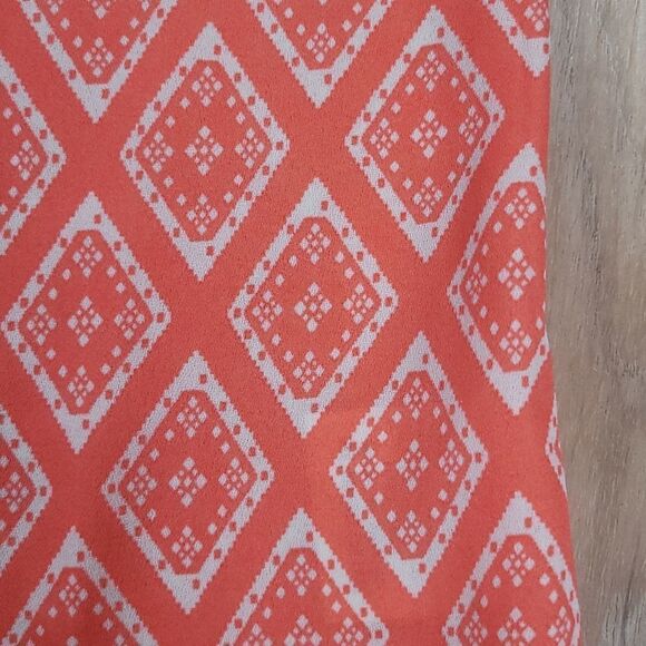 🔹️Pink Rose Orange Strappy Lightweight Tanktop Large - Picture 6 of 10